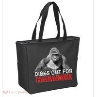 Dicks Out For Harambe Tote Bag thumb 2