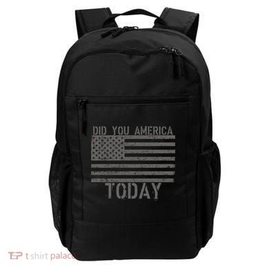 Did You America Today Distressed USA Flag Backpack