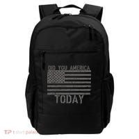 Did You America Today Distressed USA Flag Backpack thumb 0
