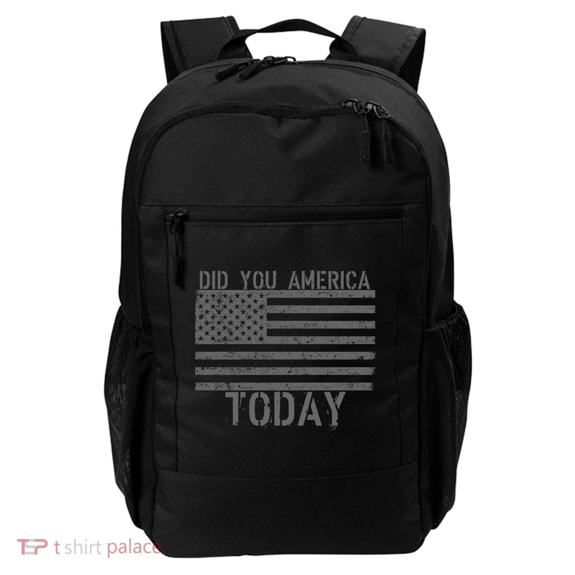 Did You America Today Distressed USA Flag Backpack