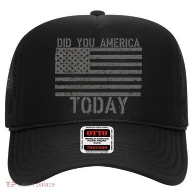 Did You America Today Distressed USA Flag Hat
