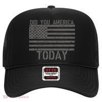 Did You America Today Distressed USA Flag Hat thumb 0