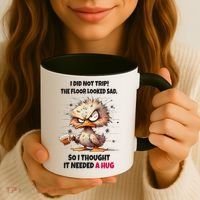 Duck I Did Not Trip The Floor Looked Sad So I Thought It Coffee Mug thumb 3