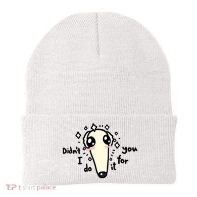 Didn't I Do It For You Borzoi Dog Meme Beanie