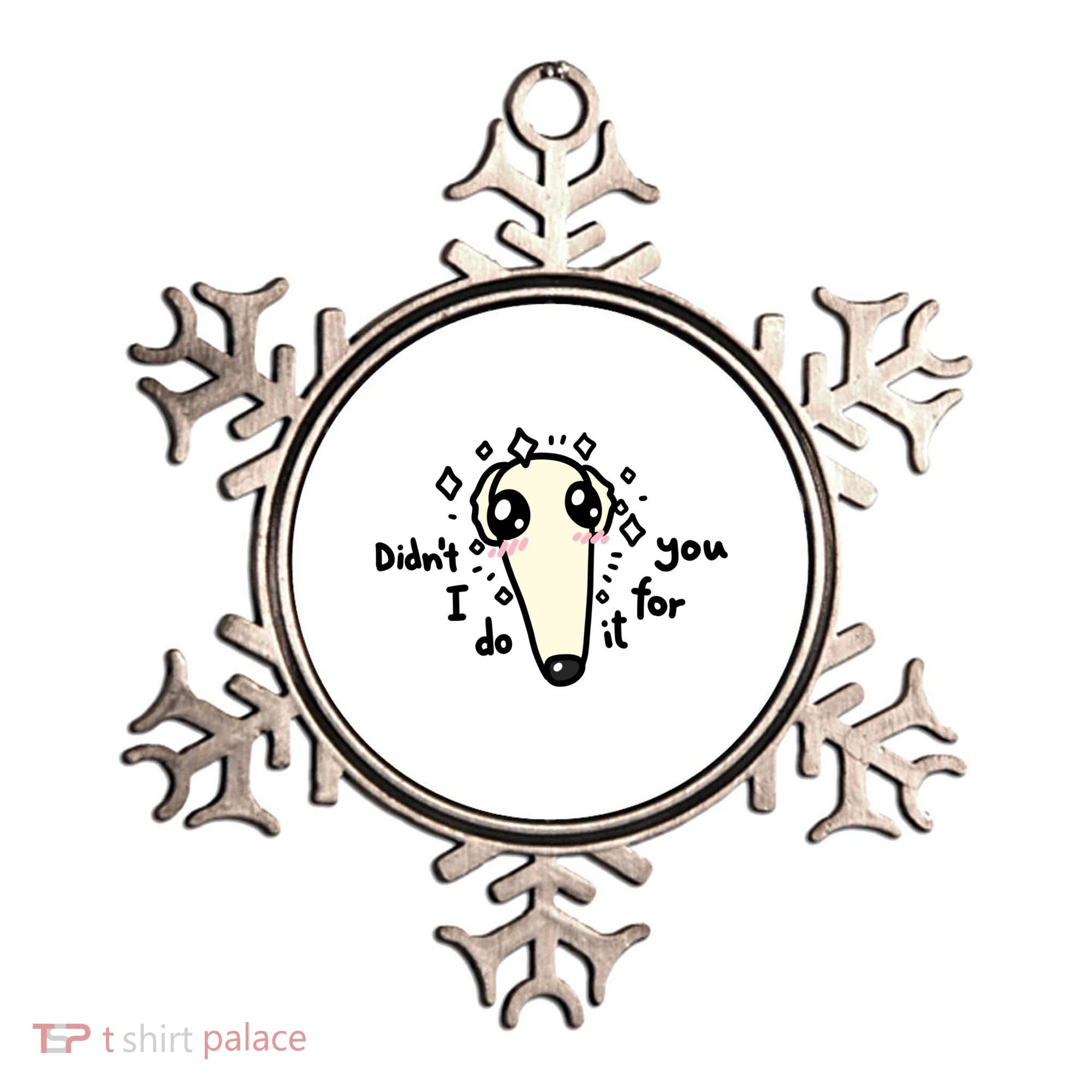 Didn't I Do It For You Borzoi Dog Meme Ornament