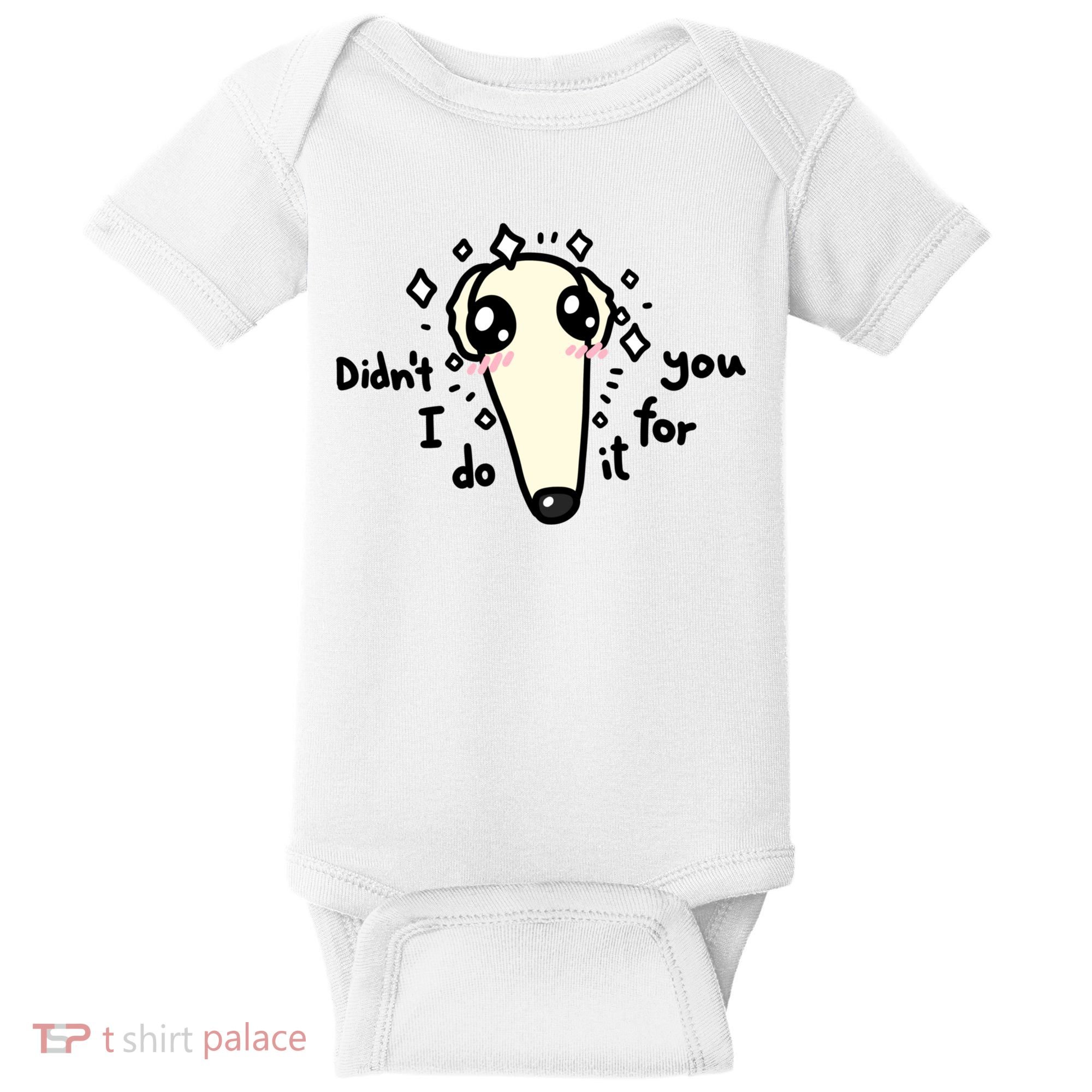 Didn't I Do It For You Borzoi Dog Meme Baby Bodysuit