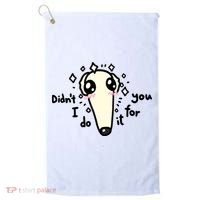 Didn't I Do It For You Borzoi Dog Meme Golf Towel thumb 0