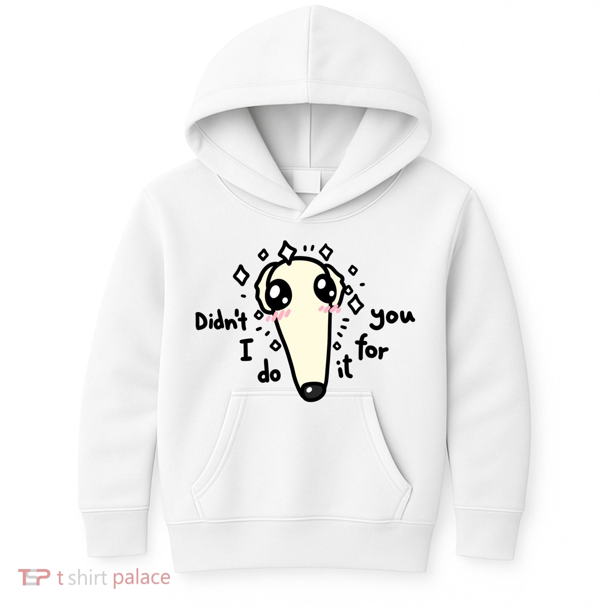 Didn't I Do It For You Borzoi Dog Meme Kids Hoodie