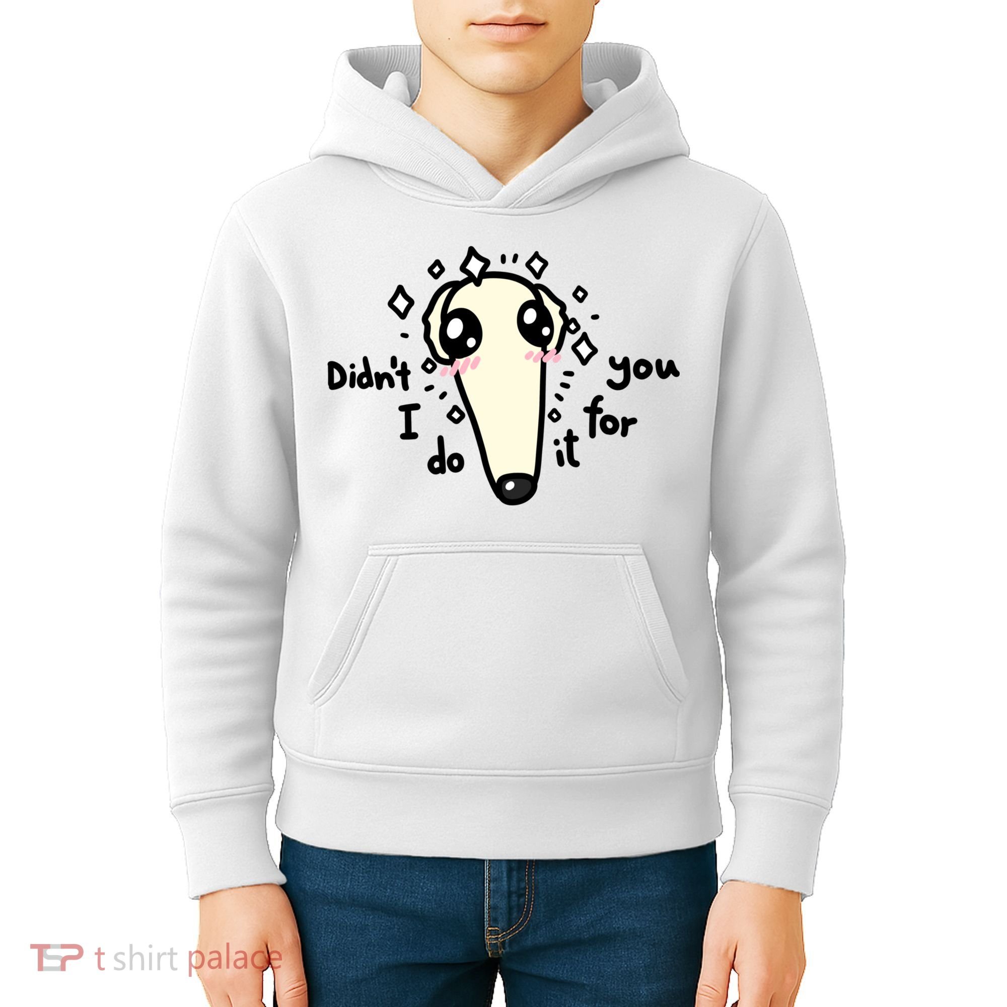 Didn't I Do It For You Borzoi Dog Meme Kids Hoodie