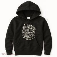 Disability I DonT Look Disabled You DonT Look Stupid Kids Hoodie thumb 0