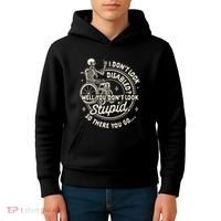 Disability I DonT Look Disabled You DonT Look Stupid Kids Hoodie thumb 4