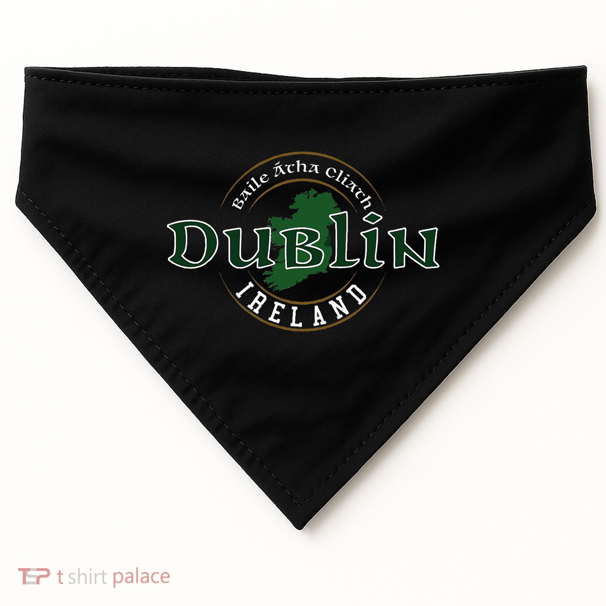 Dublin Ireland USA-Made Doggie Bandana