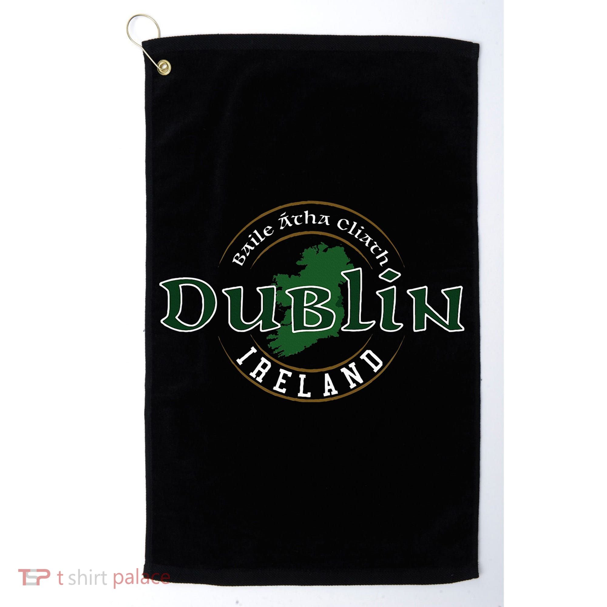 Dublin Ireland Golf Towel