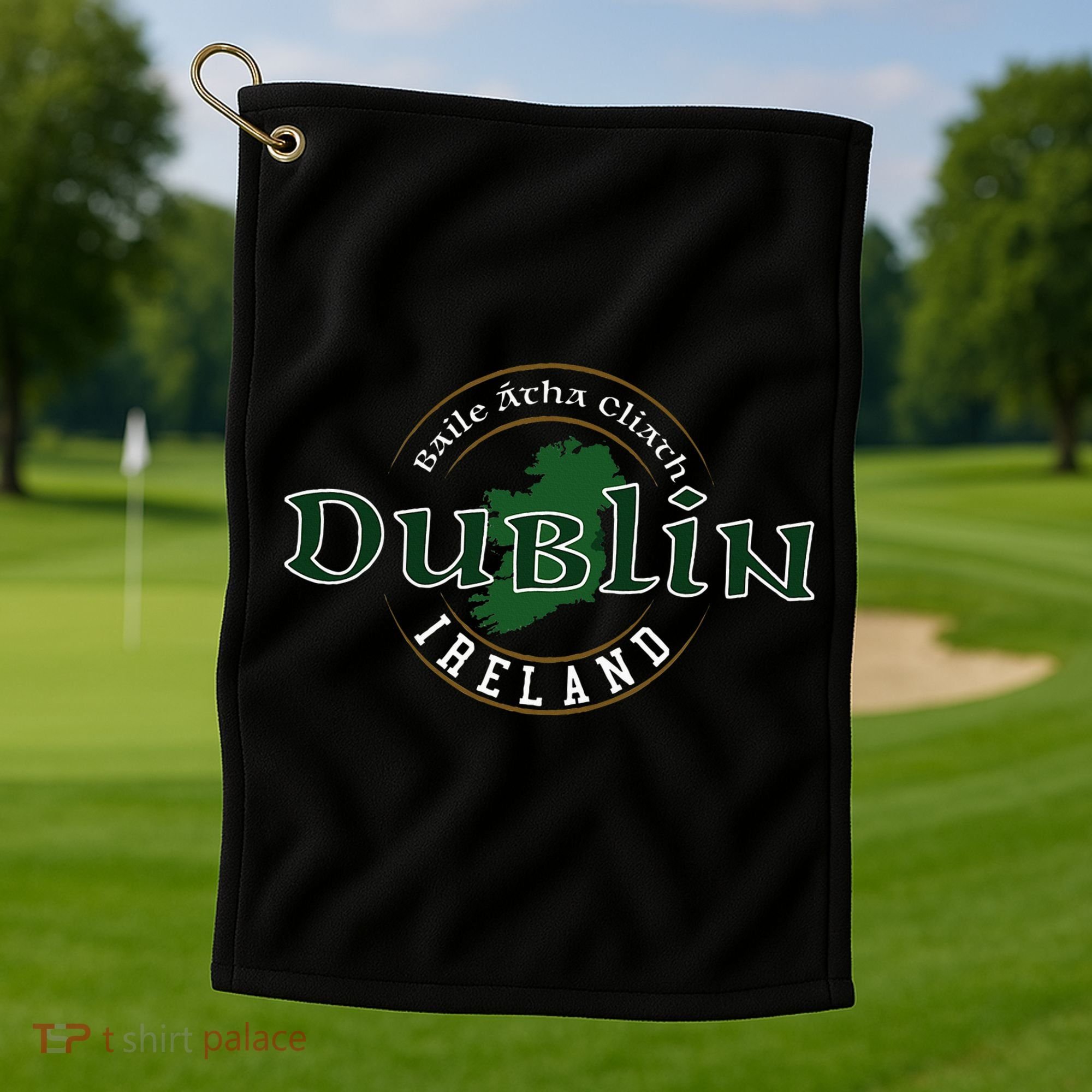 Dublin Ireland Golf Towel