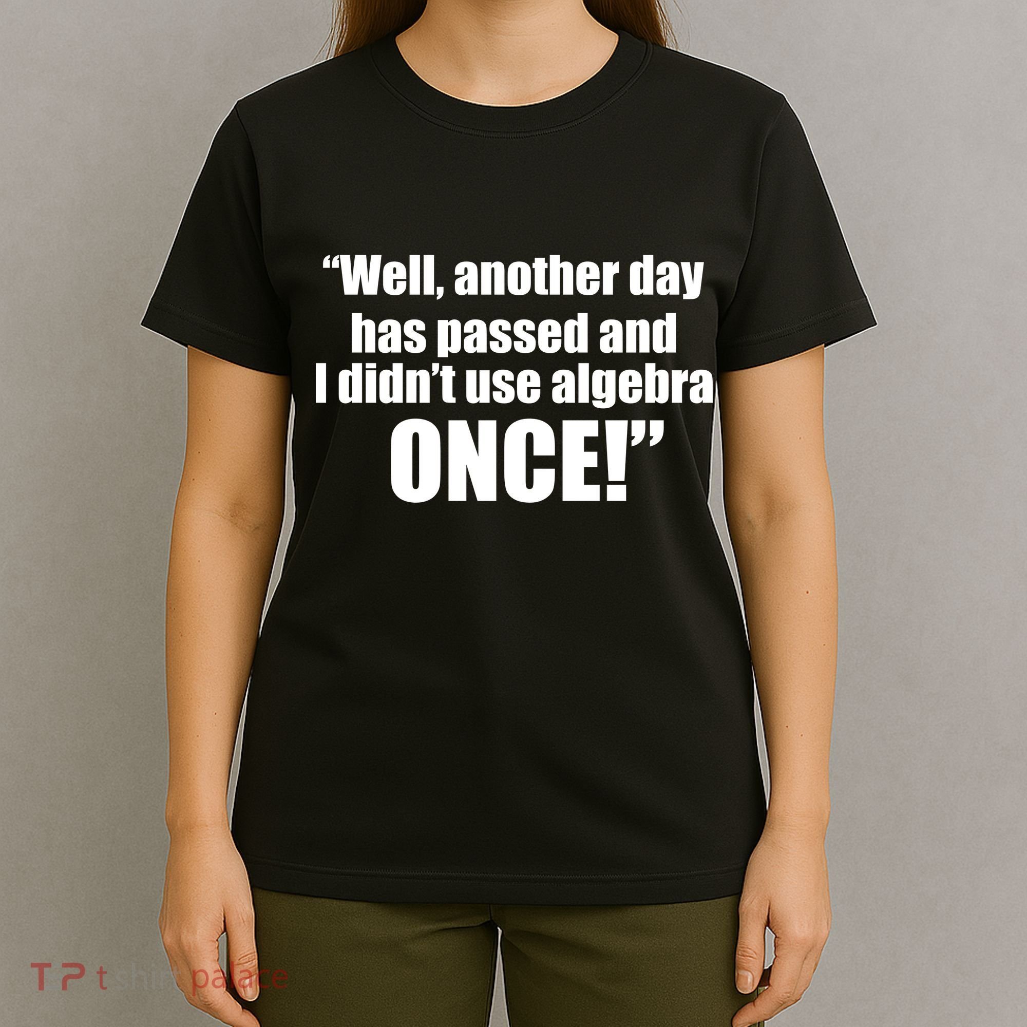 Didn't Use Algebra Today Math Irrelevance Funny T-Shirt
