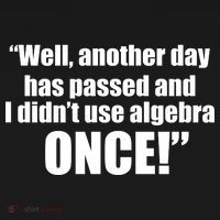 Didn't Use Algebra Today Math Irrelevance Funny Pajama Set thumb 2