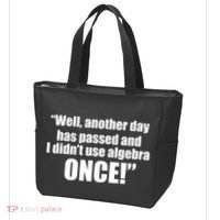 Didn't Use Algebra Today Math Irrelevance Funny Tote Bag thumb 3