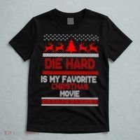 Die Hard Is My Favorite Movie Ugly Christmas T-Shirt thumb 5