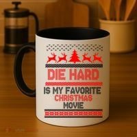 Die Hard Is My Favorite Movie Ugly Christmas Coffee Mug thumb 4