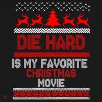 Die Hard Is My Favorite Movie Ugly Christmas Women's Hoodie thumb 2