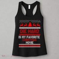 Die Hard Is My Favorite Movie Ugly Christmas Women's Tank Top thumb 3