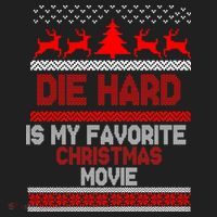 Die Hard Is My Favorite Movie Ugly Christmas Hat thumb 2