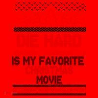 Die Hard Is My Favorite Movie Ugly Christmas Santa Hat thumb 1