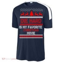 Die Hard Is My Favorite Movie Ugly Christmas Sport-Tek Competitor United Soccer Jersey thumb 2