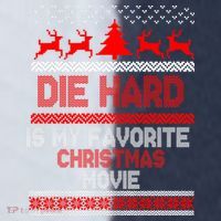 Die Hard Is My Favorite Movie Ugly Christmas Sport-Tek Competitor United Soccer Jersey thumb 4