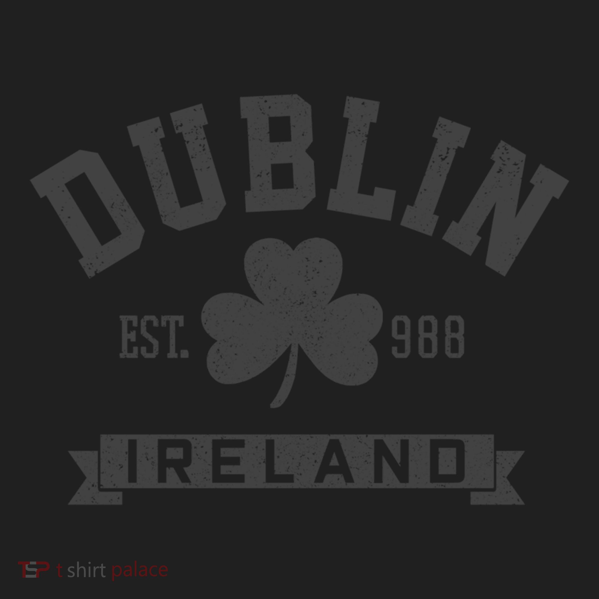 Dublin Ireland Est 988 Clover Leaf Shamrock St Patricks Day Gift Beanie