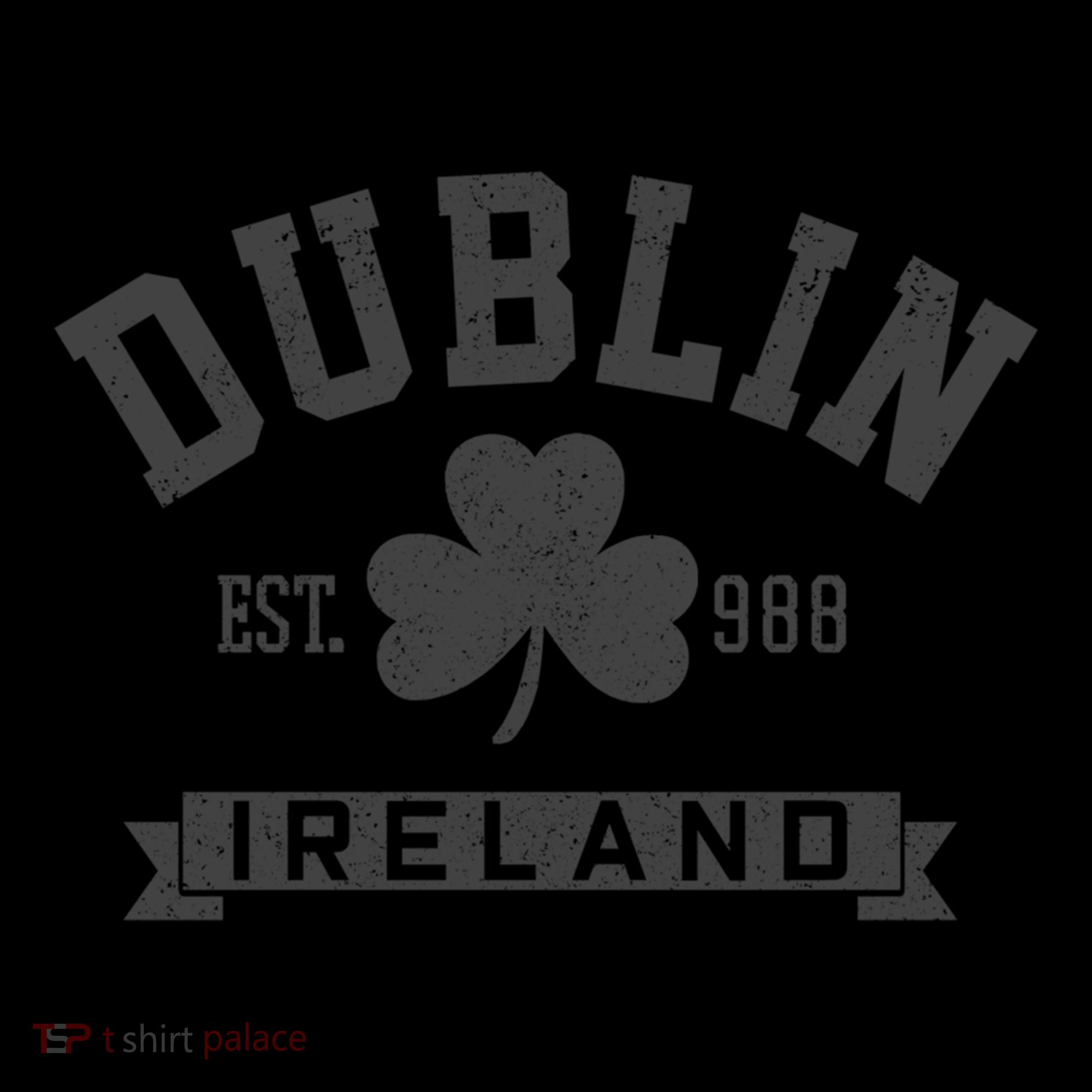Dublin Ireland Est 988 Clover Leaf Shamrock St Patricks Day Gift Women's Hoodie