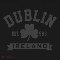 Dublin Ireland Est 988 Clover Leaf Shamrock St Patricks Day Gift Ornament thumb 1