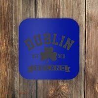 Dublin Ireland Est 988 Clover Leaf Shamrock St Patricks Day Gift Coaster thumb 0