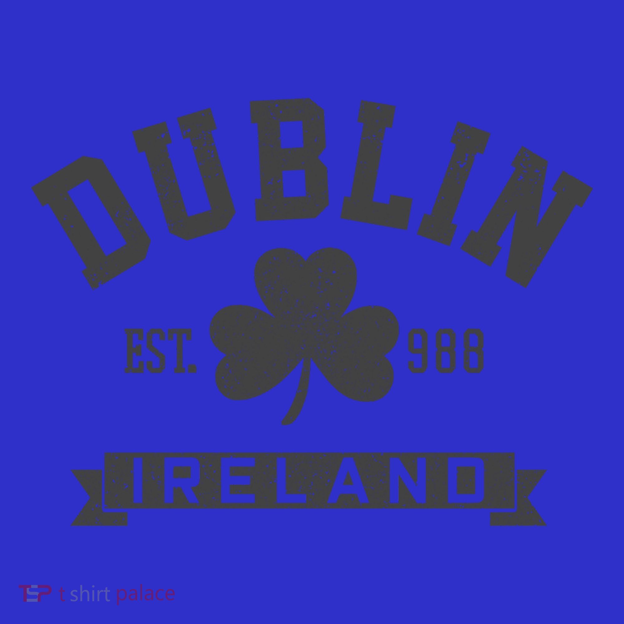Dublin Ireland Est 988 Clover Leaf Shamrock St Patricks Day Gift Women's Tank Top