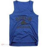 Dublin Ireland Est 988 Clover Leaf Shamrock St Patricks Day Gift Tank Top thumb 0
