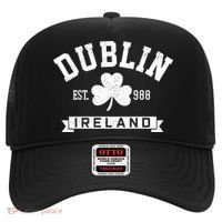 Dublin Ireland Est 988 Clover Leaf Shamrock St Patricks Day Gift Hat thumb 0