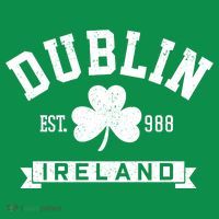 Dublin Ireland Est 988 Clover Leaf Shamrock St Patricks Day Gift Mousepad thumb 1