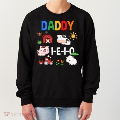 Daddy I E I O Farm Party 3rd Birthday Women's Sweatshirt
