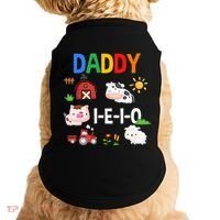 Daddy I E I O Farm Party 3rd Birthday Doggie Tank thumb 0