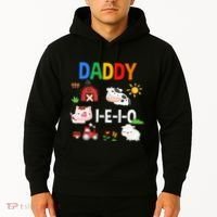 Daddy I E I O Farm Party 3rd Birthday Hoodie thumb 2