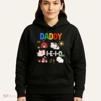 Daddy I E I O Farm Party 3rd Birthday Hoodie thumb 5
