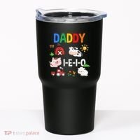 Daddy I E I O Farm Party 3rd Birthday Tumbler thumb 0