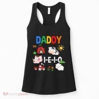 Daddy I E I O Farm Party 3rd Birthday Women's Tank Top thumb 0
