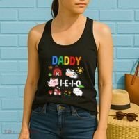 Daddy I E I O Farm Party 3rd Birthday Women's Tank Top thumb 2