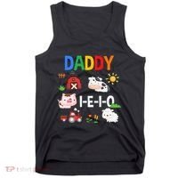 Daddy I E I O Farm Party 3rd Birthday Tank Top thumb 0
