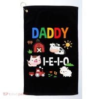 Daddy I E I O Farm Party 3rd Birthday Golf Towel thumb 0