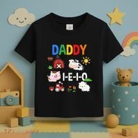 Daddy I E I O Farm Party 3rd Birthday Toddler T-Shirt thumb 3
