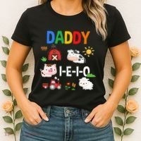 Daddy I E I O Farm Party 3rd Birthday Women's T-Shirt thumb 2