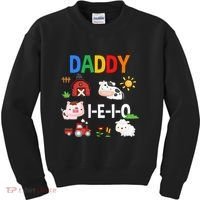 Daddy I E I O Farm Party 3rd Birthday Kids Sweatshirt thumb 0