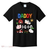 Daddy I E I O Farm Party 3rd Birthday Kids T-Shirt thumb 0